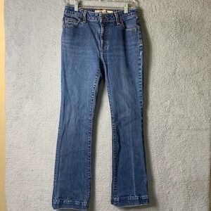 Gap Jeans Womens 6 Flare Stretch Medium Wash Stretch Cotton‎ Lycra Spandex